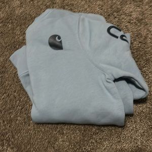 Blue carhartt sweatshirt